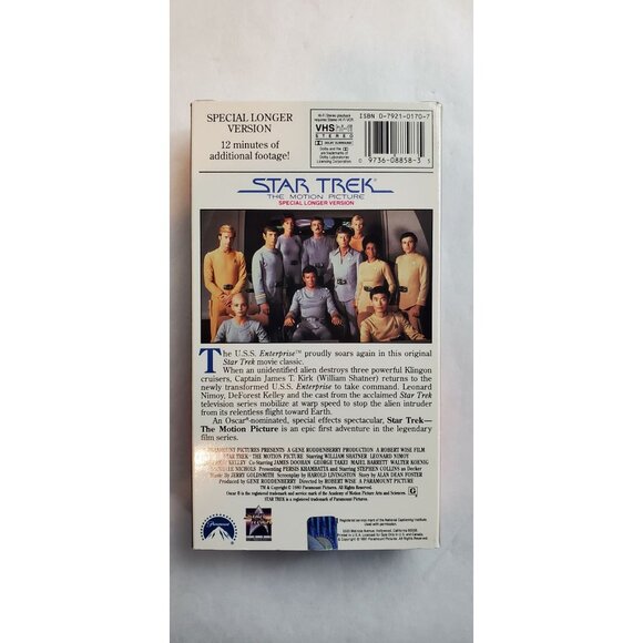 Star Trek - The Movie Collection VHS Tape - 6-Tape Collection Box SET - Picture 4 of 16